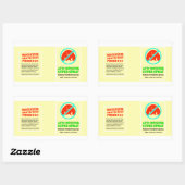 Monsterbescherming - Anti-Monster Super Spray Rechthoekige Sticker (Vel)