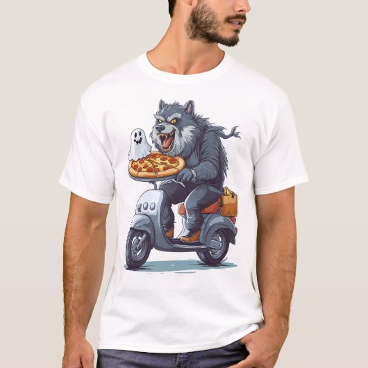 Monsterbezorgdienst T-shirt (Voorkant)