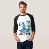 Monsterbot! Witte Shirt (Voorkant volledig)