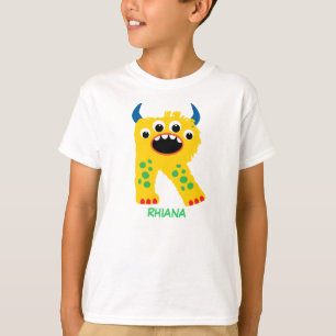 Monsterbrieven T-Shirt (letter R)