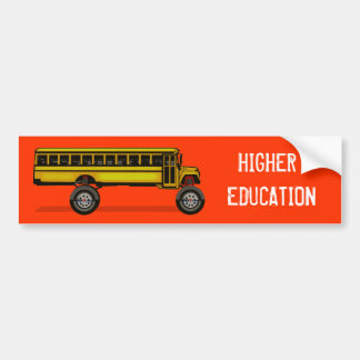 Monsterbus, HOGER ONDERWIJS Bumpersticker