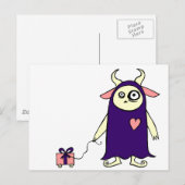 MonsterCadeau Briefkaart (Voorkant / Achterkant)