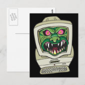 Monstercomputer Briefkaart (Voorkant / Achterkant)