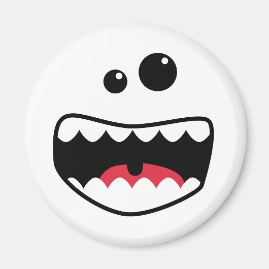 Monstergezicht Magneet (Voorkant)