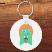 monstergezicht sleutelhanger (Voorkant)