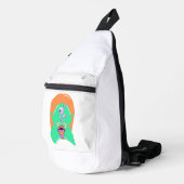 monstergezicht sling bag (Rechterhoek)