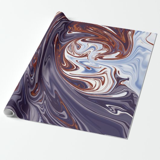 Monstergolven | Beste abstracte schilderij Cadeaupapier (Uitgerold)