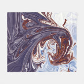 Monstergolven | Beste abstracte schilderij Fleece Deken (Voorkant (Horizontaal))