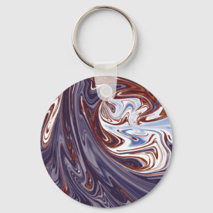 Monstergolven   Beste abstracte schilderij Sleutelhanger