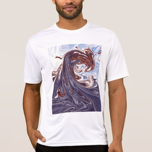 monstergolven | Beste abstracte schilderij T-shirt (Voorkant)
