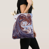 monstergolven | Beste abstracte schilderij Tote Bag (Dichtbij)
