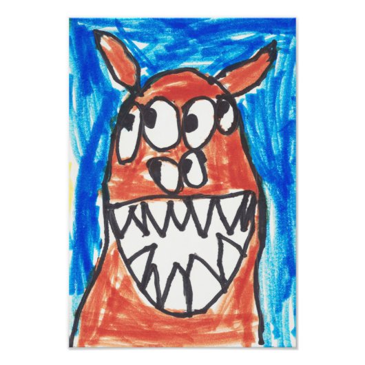 Monsterisch 1 afdrukken foto afdruk (Voorkant)