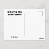 Monsterisch 1 briefkaart (Achterkant)