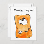 Monsterkaart Briefkaart (Voorkant / Achterkant)