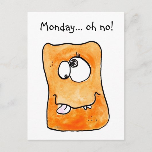 Monsterkaart Briefkaart (Voorkant)