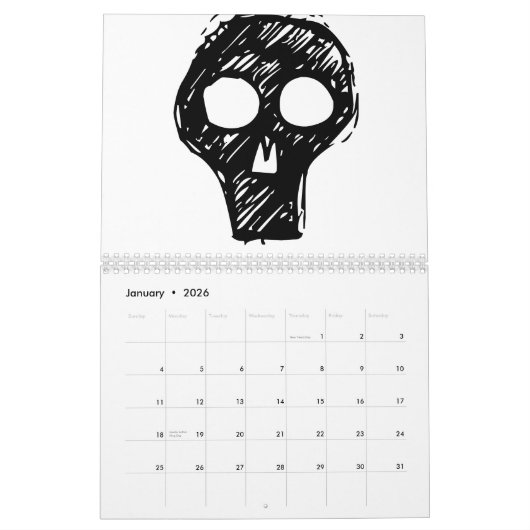 Monsterkalender.  Er komt een verandering! Kalender (Jan 2026)