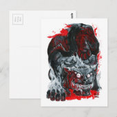 MonsterKat Briefkaart (Voorkant / Achterkant)