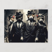 Monsterkatten | Het Rat Pack Briefkaart (Voorkant)