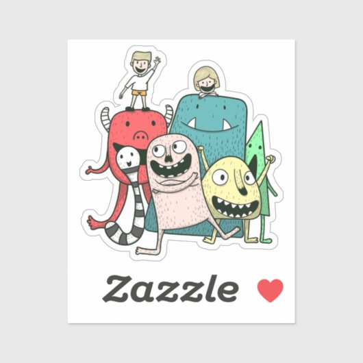 Monsterkinderen Sticker (Vel)