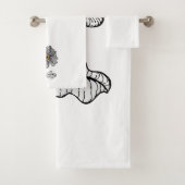 Monsterklaproos Handdoekenset Bad Handdoek (Insitu)
