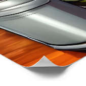 Monsterkok in de keuken | AI Art Poster (Hoek)