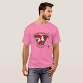 monsterliefde rockabilly frankenstein valentijn t-shirt (Voorkant volledig)