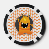 monsterlijk sinaasappel poker chips (Achterkant)