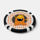 monsterlijk sinaasappel poker chips (Enkel)