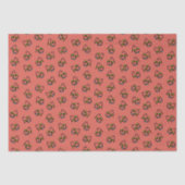 Monsterlijk trick-or-treat tissuepapier - oranje (Voorkant)