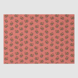 Monsterlijk trick-or-treat tissuepapier - oranje