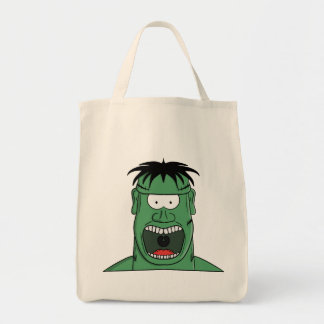 Monsterlijk wezen dat tot leven komt en gilt tote bag