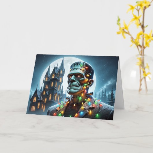 Monsterlijke Merrymaking Kaart (Gele Bloem)