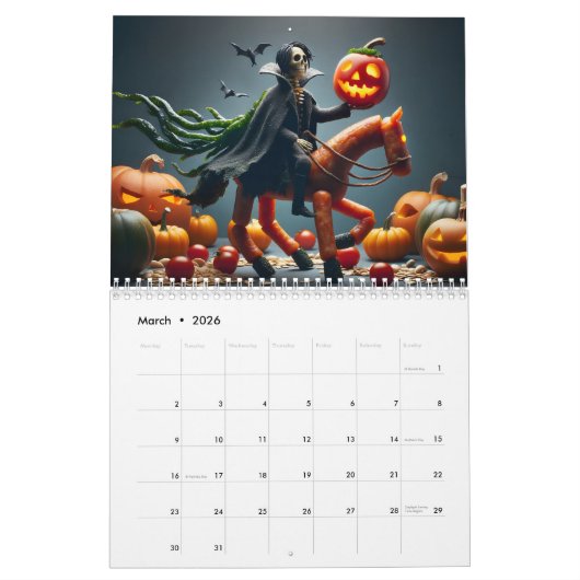 Monsterlijke Munchies: Een jaar van angstaanjagend Kalender (Mar 2026)