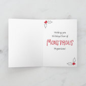 Monsterlijke proporties feestdagen kaart (Binnen)