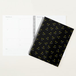 Monsterlijke trick-or-treat planner - zwart en gro