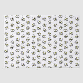 Monsterlijke trick-or-treat tissue papier - wit