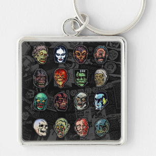 Monstermaskers Kleur Sleutelhanger