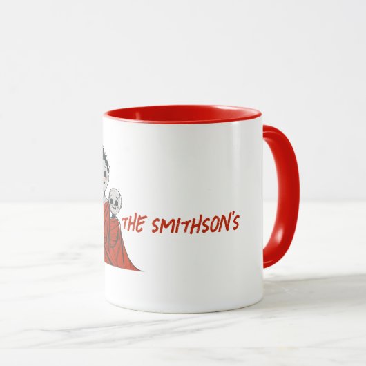 Monstermoeder, Kind en hond Mok (Voorkant rechts)