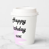 Monsterpapierbekertje Papieren Bekers (Achterkant)