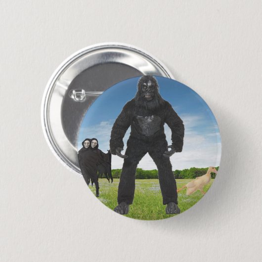 Monsterpijn Ronde Button 5,7 Cm (Voorkant /achterkant)