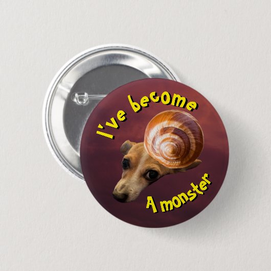 Monsterpijn Ronde Button 5,7 Cm (Voorkant /achterkant)