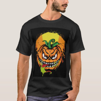 monsterpompoen halloween T-shirt voor mannen