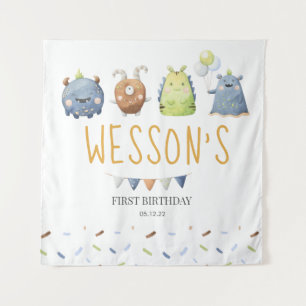 Monsterposter, Monster welkomstbord Wandkleed