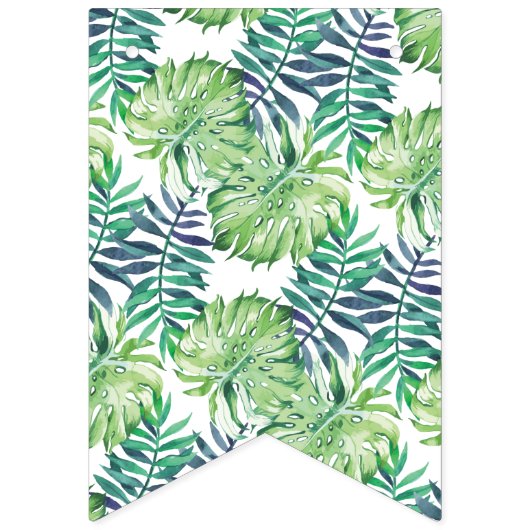 Monsterra Deliciosa Hawaiian Hipster Luau Vlaggetjes (Eerste vlag)