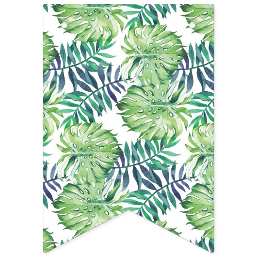 Monsterra Deliciosa Hawaiian Hipster Luau Vlaggetjes (Derde vlag)