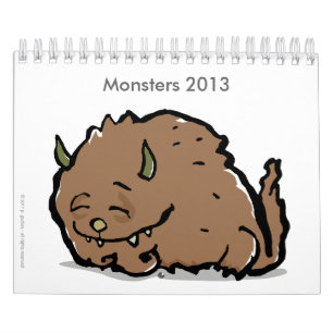 monsters 2013 (aanpasbaar) kalender