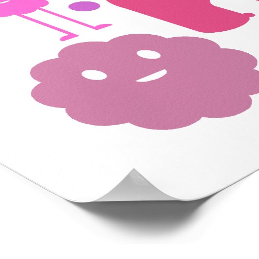 Monsters afdrukken! poster (Hoek)