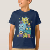 Monsters avond uit t-shirt (Voorkant)
