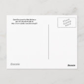 monsters b, monsters b, monsters b, monsters b briefkaart (Achterkant)