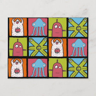 monsters b, monsters b, monsters b, monsters b briefkaart